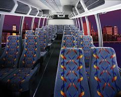 32 Passenger Shuttle Interior Minicoach